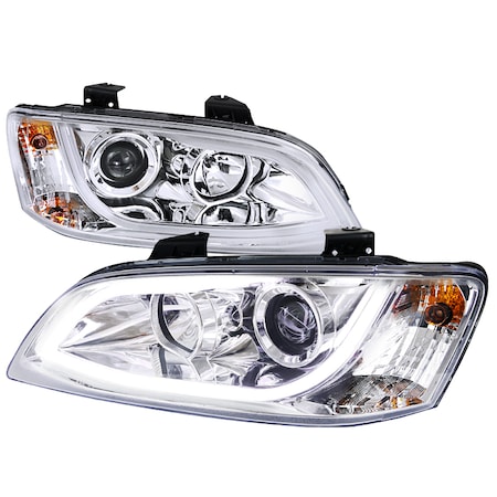 Spec-D Tuning 08-09 Pontiac G8 Projector Headlight - Chrome LHP-G808-TM